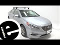 Set Up Custom DK Fit Kit For 4 Rhino Rack 2500 Series Roof Rack Legs On A 2015 Hyundai Sonata