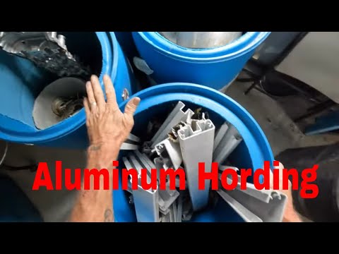 Sorting My Copper And Aluminum From My Scrap Metal Yard