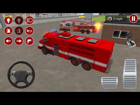 Fire Truck Driving Simulator - Best Android Gameplay