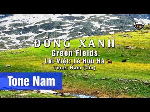 Đồng Xanh | Karaoke | Tone Nam | Beat Chuẩn