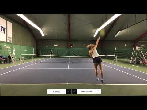 Alexandra Viktorovitch - Marina Yudanov, TP/Tennismagasinet Open - Highlights, Courtview