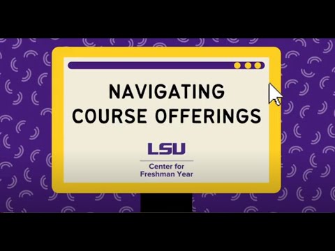 Course Offerings Lsu