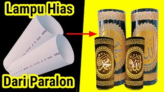 Download lagu Tutorial membuat Lampu Hias dari paralon . Kaligrafi Lafadz Allah dan Muhammad. mp3