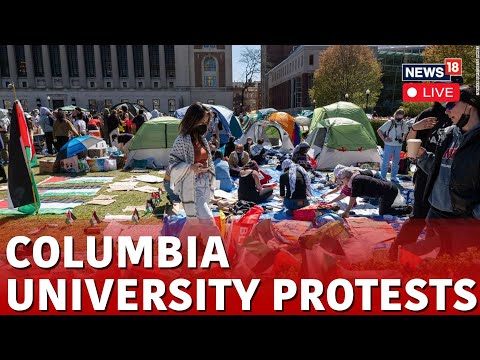Columbia Uni Drops Deadline For Dismantling Pro-Palestinian Protest | Columbia University LIVE |N18L