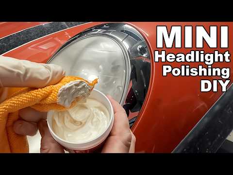 How to Polish Mini Cooper Headlight Lenses with Mothers Mag & Aluminum Polish