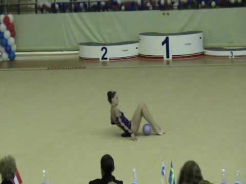 Anton Andrada Andriada. Romania. Ball. Qualification. RG WC St-Petersburg 03.04.2010.mp4