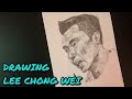 DRAWING LEE CHONG WEI Speed Sketching