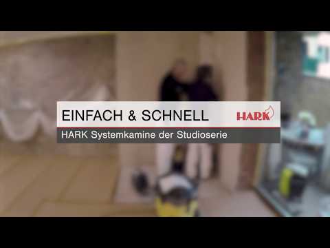 Montage eines Kamins: Die Studioserie von HARK Montage eines Kamins: Die Studioserie von HARK