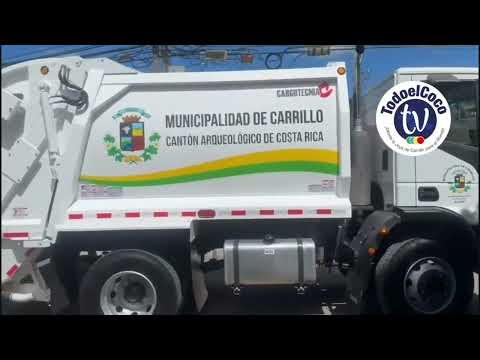 Llega nuevo camión de basura al cantón de Carrillo, ahora si, propiedad de la Municipalidad.