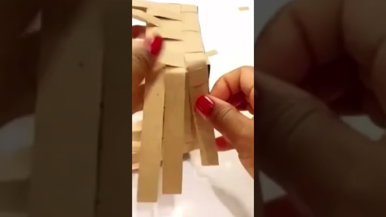 Watch Now Cesta de papel kraft com molde gátis Cesta de papel kraft com molde gátis