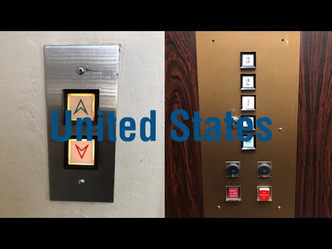 Awesome United States Square Button Hydraulic Elevator-117 J St-Sacramento, CA