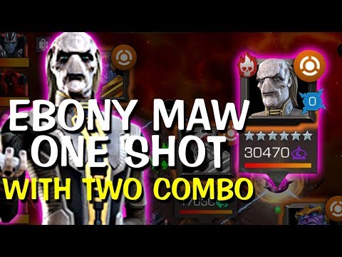 EBONY MAW ONE SHOT - WITH 2 COMBO - MCOC