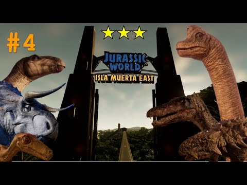 Three Star Park - Isla Muerta East Challenge Mode Playthrough (part 4) Jurassic World Evolution