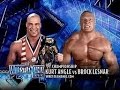 WWE Brock Lesnar Vs Kurt Angle WrestleMania XIX Highlights HD