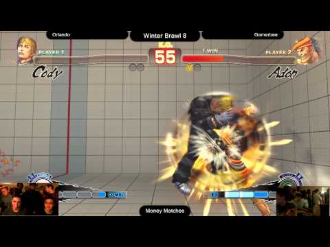 SSF4AE @ Winter Brawl 8 Salty Suite - Orlando (Cody) vs AVM Gamerbee (Adon)