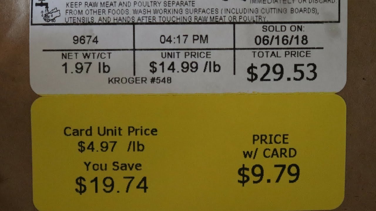 Kroger Haul - Rib Eyes - Nolan Ryan seasoning review