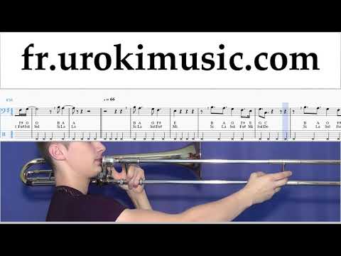 Cours de Trombone LSD - Thunderclouds ft. Sia, Diplo, Labrinth Tuto Partitions um-i829