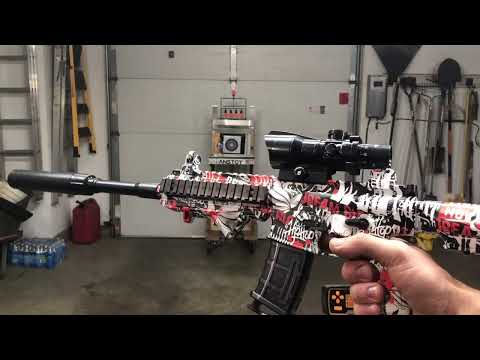 Demo & FPS Test: Dreomory M416 - Medium Gel Ball Blaster