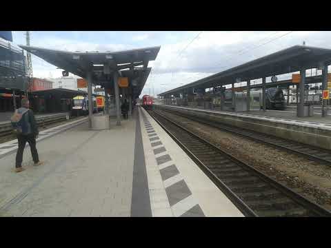 Einfahrt des München-Nürnberg-Express in Ingolstadt