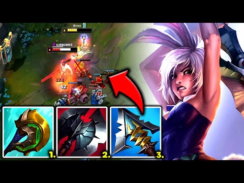 RIVEN'S LEGENDARY BUILD THAT SHREDS ALL TOPLANERS! (TRY THIS) - S12 Riven TOP Gameplay Guide
