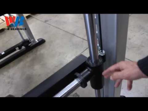 WJB Bearings Linear Bearings on Fitness Machine