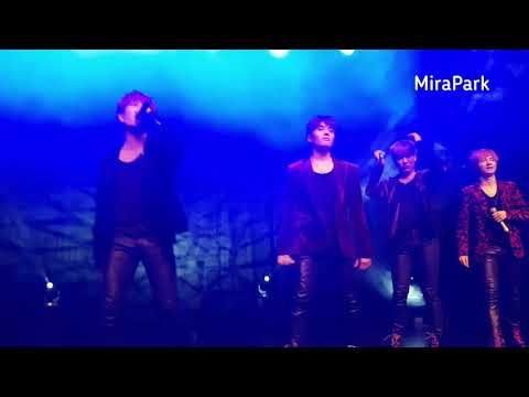 Black6ix group photo Romania concert fancam 2019.05.12