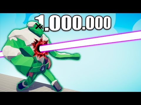 1.000.000 DAMAGE LASER GUN vs ZOMBIE UNITS - TABS | Totally Accurate Battle Simulator 2023