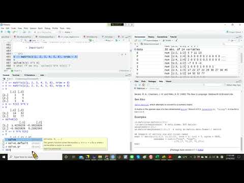 楊睿中【統計學 2021】Mostly Harmless Linear Algebra -- 02. Norm, Inverse, Rank, Trace, and Determinant