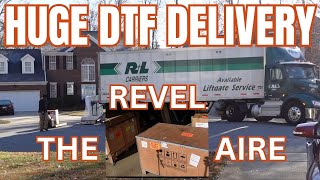 MY BRAND NEW REVEL AIRE DTF PRINTER IS FINALLY HERE! | Let's UNCRATE IT AND SET IT UP FROM RICOMA!