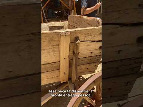 Renê apresentando essa maravilhosa Carroça!