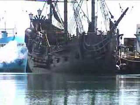 Black Pearl Fires Cannons