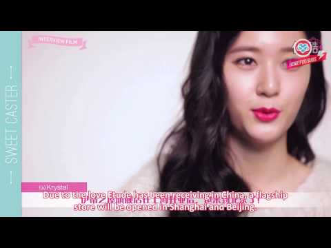 [HeartfxSubs] 140910 f(x) Krystal - Etude House Beijing FSS Opening Message (eng)