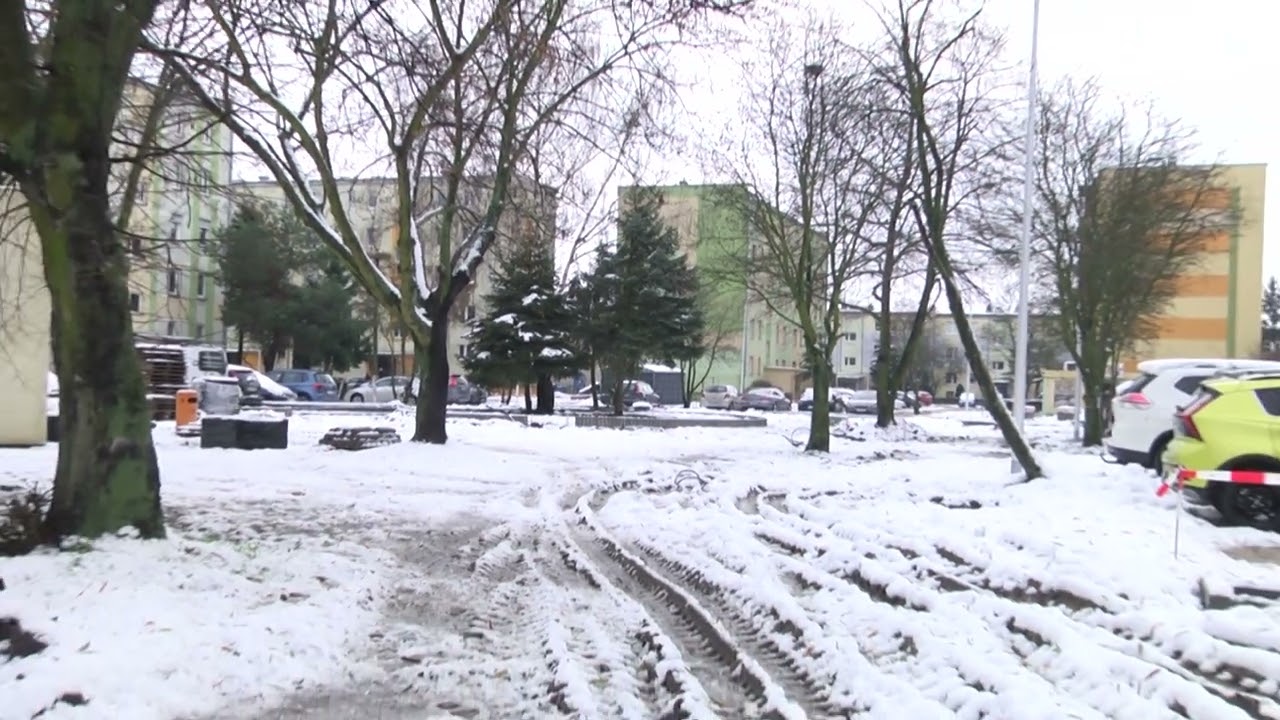 Park kieszonkowy w Sieradzu | trwają prace budowlane