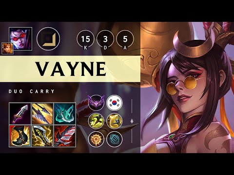 Vayne ADC vs Twitch - KR Master Patch 25.10