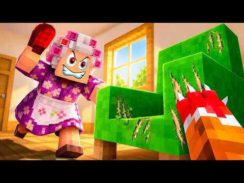 БАБУШКА В БЕШЕНСТВЕ!😨 МОЙ ДРУГ ВСЁ ИСПОРТИЛ! МАЙНКРАФТ