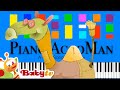 BabyTV Sally The Camel Slow EASY Medium 4K Piano Tutorial