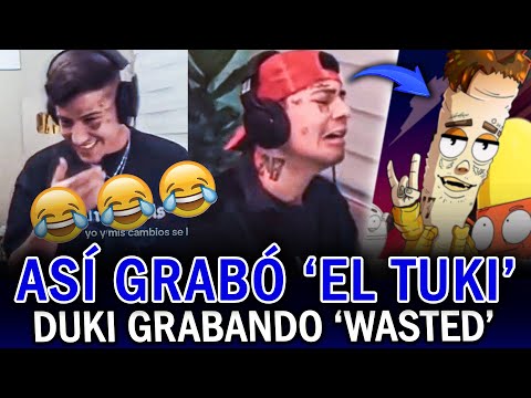 A MUST-SEE! 😂 DUKI RECORDING THE VOICES for WASTED