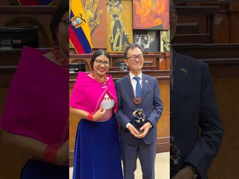 Corea en la #AsambleaNacional 🇪🇨🇰🇷 #chimborazo #riobamba #carmentiupul