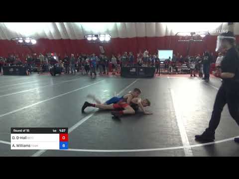 41 Kg Round Of 16 - Dustin Duette-Hall, Betterman Elite Wrestling Vs Alexander Williams, Team Miro