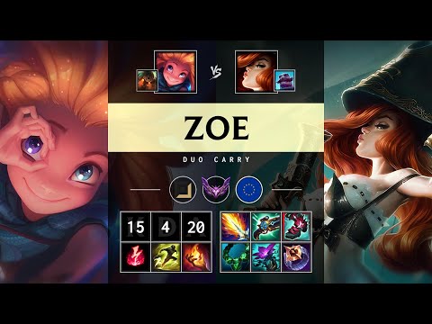 Zoe Carry vs Miss Fortune - EUW Master Patch 25.S1.2