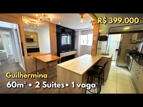 #438 SOLD ✅ APARTMENT WITH 2 BEDROOMS, 1 PARKING SPACE IN GUILHERMINA - PRAIA GRANDE