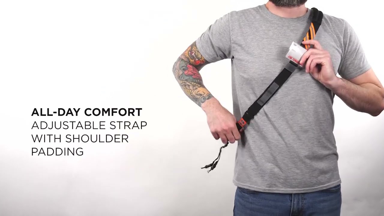 The Squids® 3137 Padded Scanner Sling Comfortably Secures Scanners for Quick Access & Protection