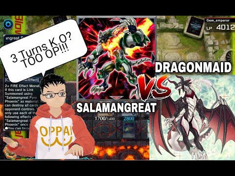 Salamangreat vs Dragonmaid Deck | Yu-Gi-Oh! Master Duel - Rank Game
