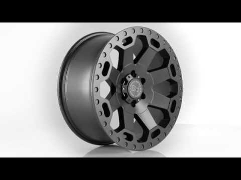 Black Rhino Truck Wheels - Warlord Matte Gunmetal