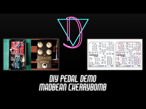 DIY Pedal Demo - Madbean Cherrybomb (2015) - Overdrive