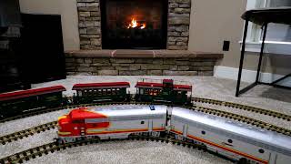 20 Uninterrupted Minutes Of Model Trains By The Fireplace