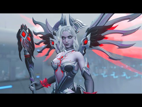 NEW Fallen Angel Mercy Skin Showcase | Overwatch 2