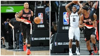 Damian Lillard - Portland Trail Blazers - Kawhi Leonard - San Antonio Spurs