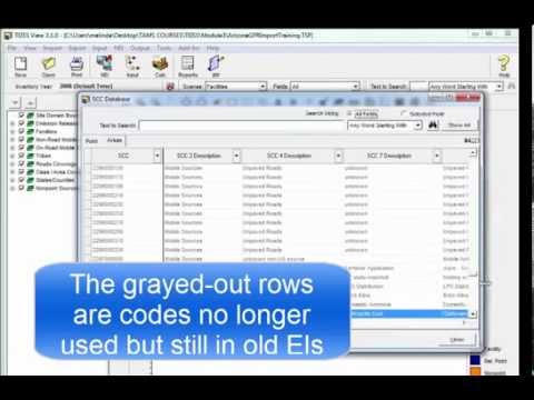 EI-Advanced-9C: NAICS and SCC codes