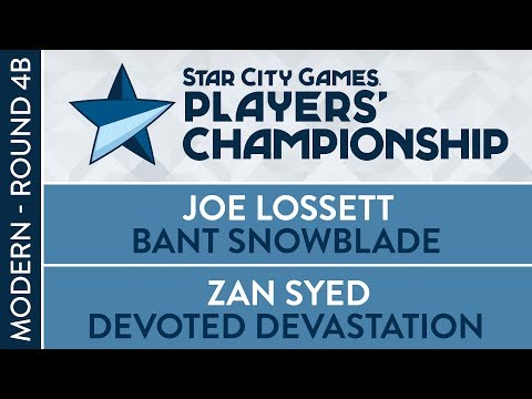 SCGPC: Round 4B - Joe Lossett VS Zan Syed | Modern